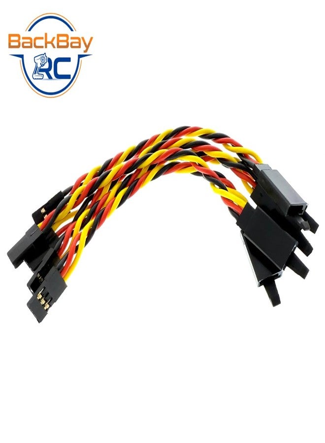BackBay R/C BackBayRC - 4in 20awg Male/Female w/Clip Universal Servo Extension - 5 Pack - Image 2